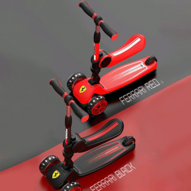 Xe scooter cho bé 3 bánh đa năng kiểu dáng Ferrari 064